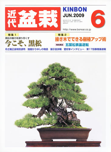 月刊「近代盆栽」2009年6月号