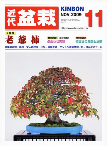 月刊「近代盆栽」2009年11月号