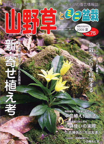 隔月刊「山野草とミニ盆栽」09年夏号