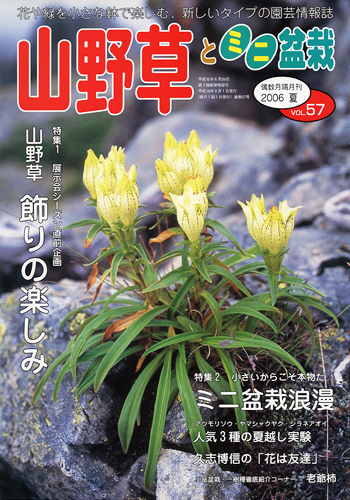 隔月刊「山野草とミニ盆栽」06年夏号