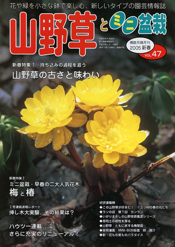 隔月刊「山野草とミニ盆栽」05年新春号