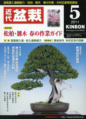 月刊「近代盆栽」2011年5月号