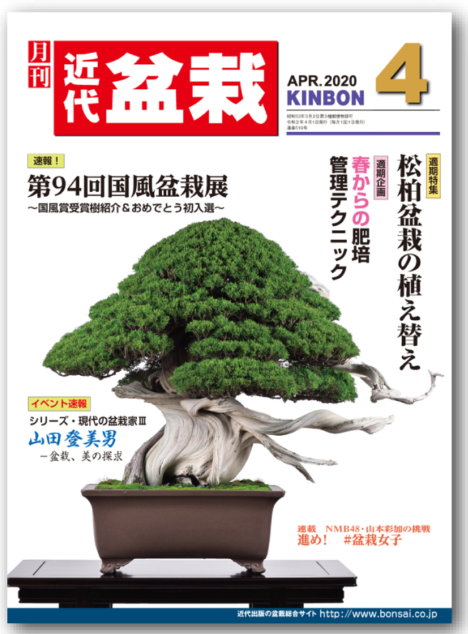 月刊「近代盆栽」2020年4月号