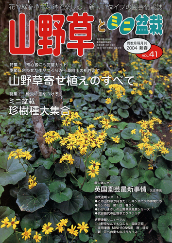 隔月刊「山野草とミニ盆栽」04年新春号