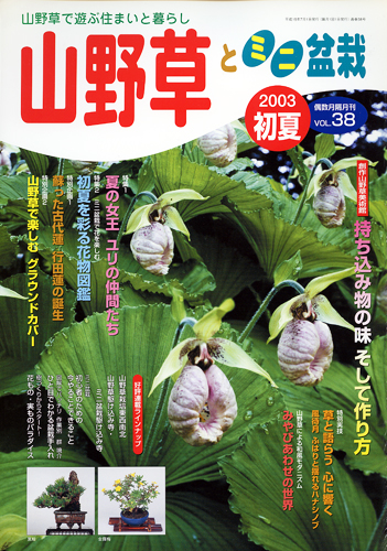 隔月刊「山野草とミニ盆栽」03年初夏号