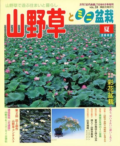 隔月刊「山野草とミニ盆栽」02年夏号