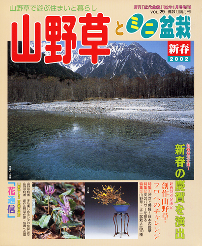 隔月刊「山野草とミニ盆栽」02年新春号