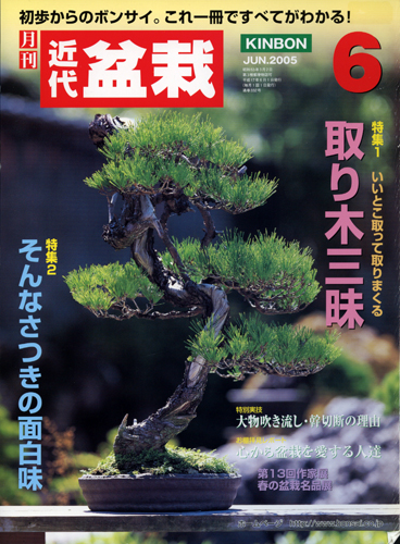 月刊「近代盆栽」2005年6月号