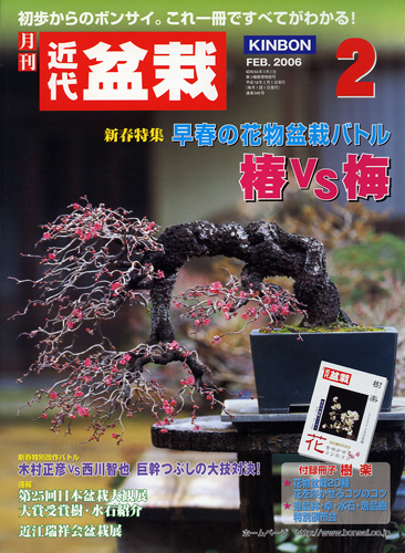 月刊「近代盆栽」2006年2月号