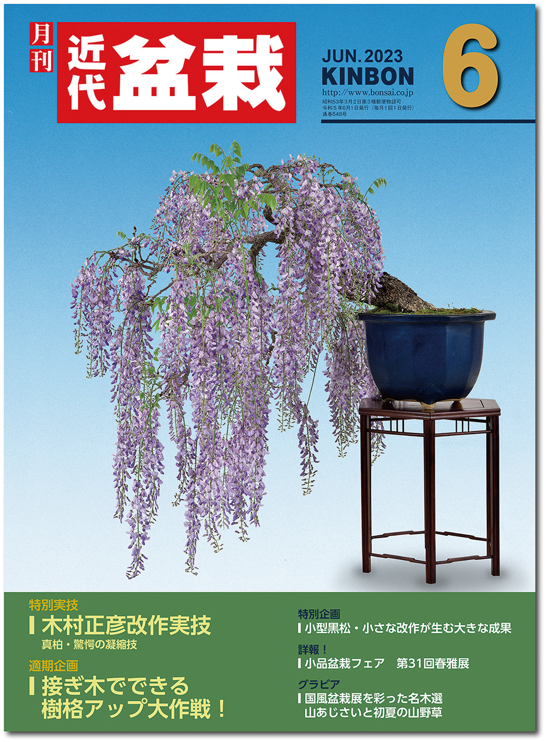 月刊「近代盆栽」2023年6月号