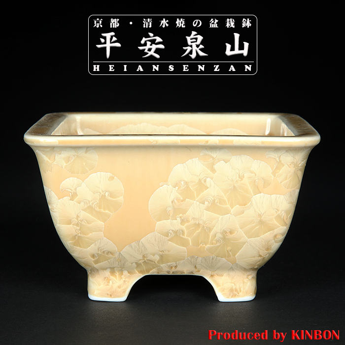 平安泉山黄花結晶正方鉢