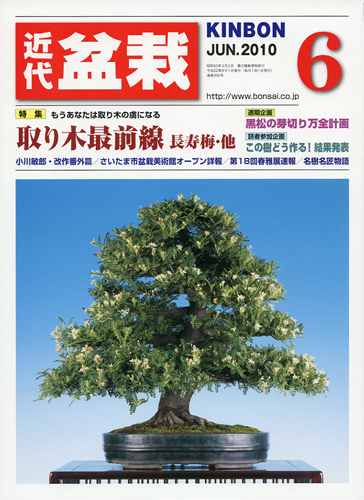 月刊「近代盆栽」2010年6月号