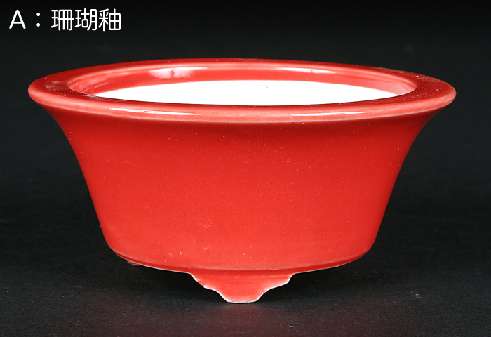 珊瑚釉外縁丸鉢(小)【静和富造】【Seiwafuzo】