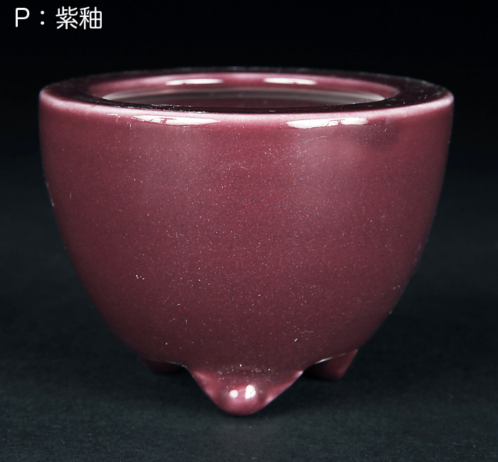 紫釉椀型丸鉢(小)【静和富造】【Seiwafuzo】