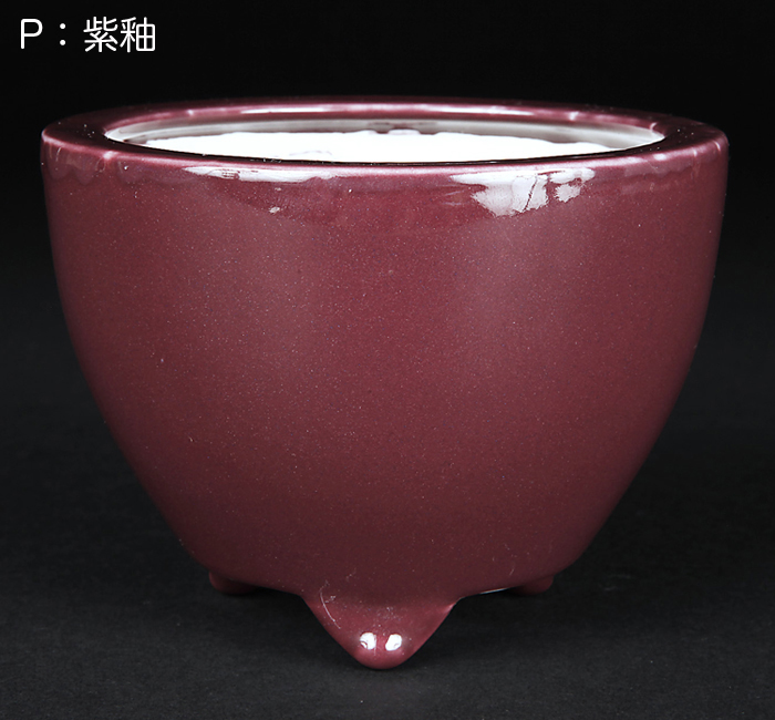 紫釉椀型丸鉢(大)【静和富造】【Seiwafuzo】