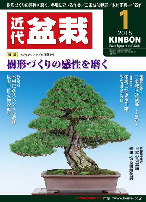 月刊「近代盆栽」2018年1月号