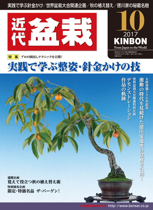月刊「近代盆栽」2017年10月号