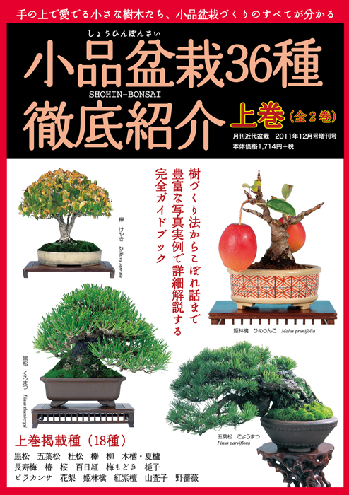小品盆栽36種徹底紹介　上巻