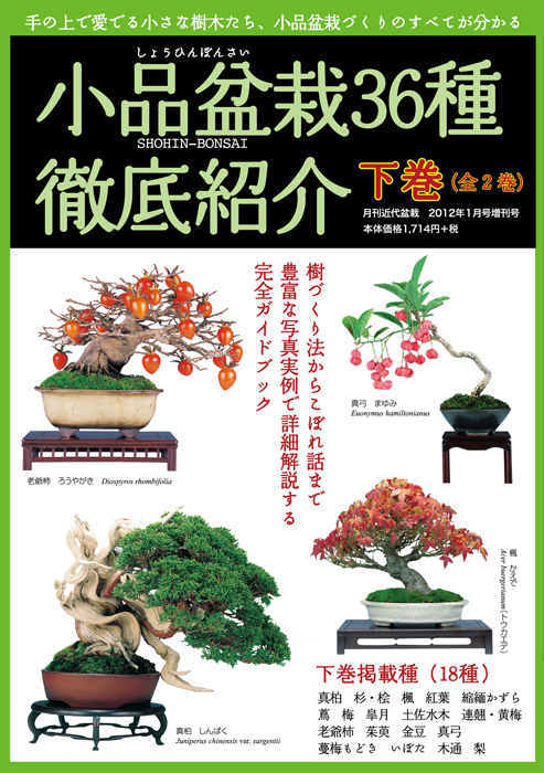 小品盆栽36種徹底紹介　下巻