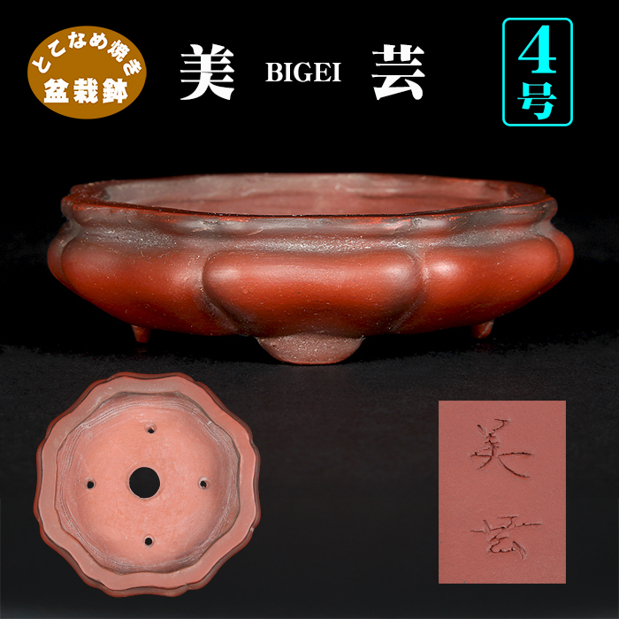 美芸袋式輪花式鉢