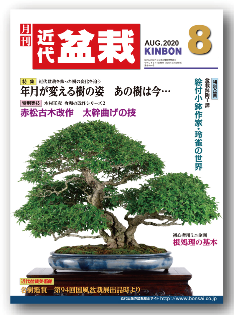 月刊「近代盆栽」2020年8月号
