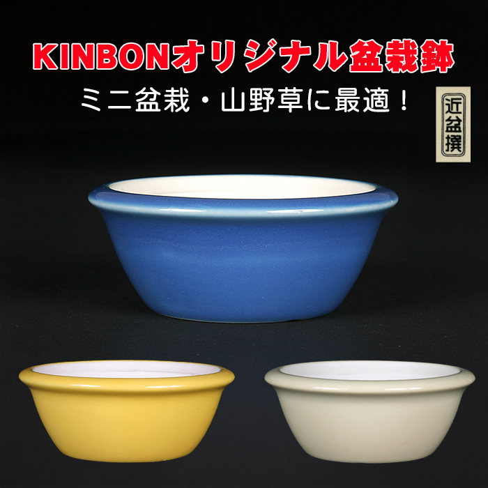 KINBONオリジナル盆栽鉢 丸型