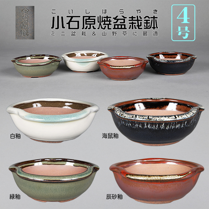 小石原焼4号変形丸鉢