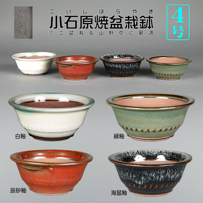 小石原焼4号胴縄丸鉢