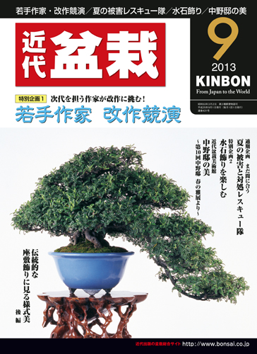 月刊「近代盆栽」2013年9月号