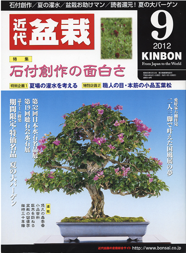 月刊「近代盆栽」2012年9月号