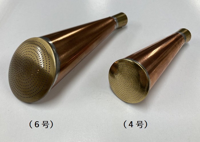 銅製ジョウロ蓮口（斜口）　６号用替え口