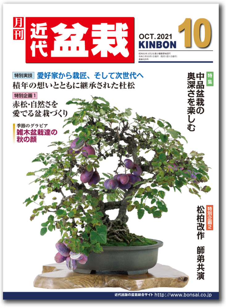 月刊「近代盆栽」2021年10月号