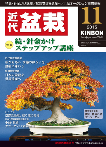 月刊「近代盆栽」2015年11月号