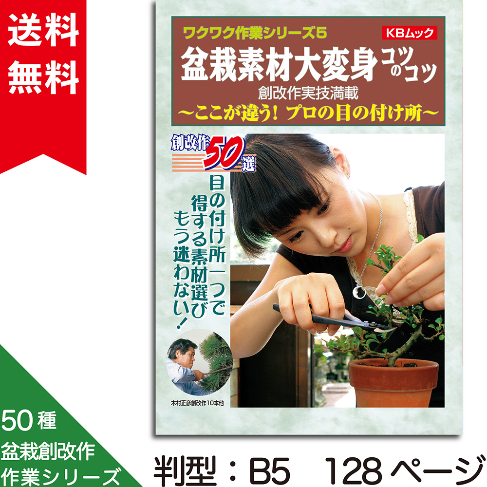 盆栽素材大変身コツのコツ