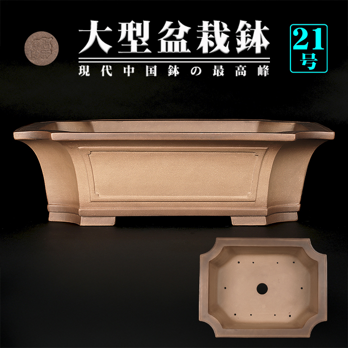 烏泥隅切額面長方鉢