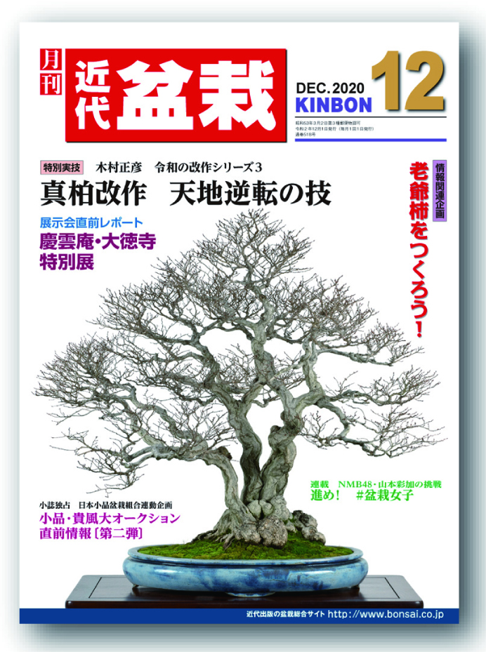 月刊「近代盆栽」2020年12月号