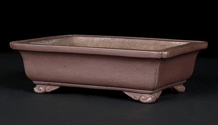 山秋外縁長方鉢