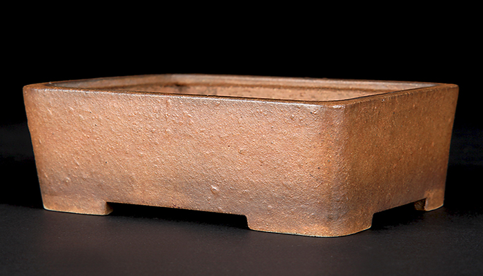 香山白泥長方鉢