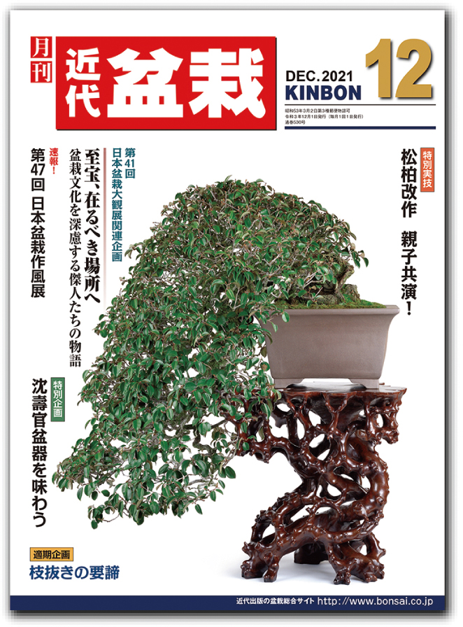 月刊「近代盆栽」2021年12月号